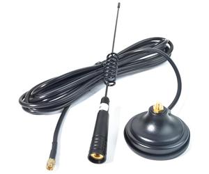 HYS Antena de montaje magnético de 433 MHz 3dBi SMA macho compatible con escáner de radio de módulo inalámbrico