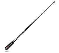 HYS Antena de Radio CB de 27 MHz, Compatible con Quansheng UV-K5(8), K6, TK-11(5), TK-11(8) Radio de Mano, SMA Hembra, Antena telescópica (XP70)