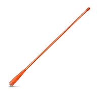 HYS Antena flexible VHF/UHF 144/430 MHz hembra SMA, 2 m/70 cm, compatible con Kenwood Baofeng UV-5r UV-82 BF-888S Puxing Walkie Talkies (naranja)