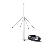 HYS Antena omni, 433 MHz, 3 dbi, 50 ohmios, antena GSM con cable coaxial RG58 de 3 m y conector macho SMA y soporte de montaje