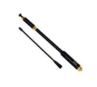 HYS Antena retráctil SMA-Female VHF/UHF 144/430 MHz de doble banda extraíble y reemplazable antena de radio Ham para radio de 2 vías Baofeng Quansheng Wouxun