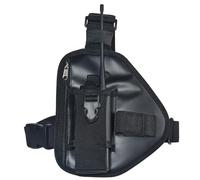 HYS Arnés de Pecho para walkie Talkie, Bolsa portátil para Radio con Correa Ajustable Compatible con Baofeng Kenwood Quansheng Motorola Radio bidireccional (Negro)