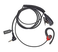 HYS Auricular de Radio Compatible con Motorola TLKR T62, T82, T92, H2O y T80 Extreme los walkie-talkies, así como con los Talkabout; Auricular con Gancho en Forma de G, micrófono y botón PTT (1)