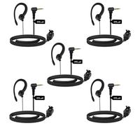HYS Auriculares de 1 pin compatibles con Motorola TLKR-T60 T61 T62 T80 T81 T82 T-92 H2O T80 Extreme T82 Extreme, auriculares PTT con micrófono (5)