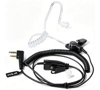 HYS Auriculares de Radio compatibles con Baofeng UV-5R Mini BF-888S Quansheng UV-K5 K6 Kenwood Puxing Wouxun Walkie Talkie, Tubo acústico, micrófono PTT en línea (1)