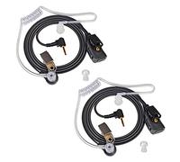 HYS Auriculares inalámbricos compatibles con Motorola T62 T82 Extreme T92 | Auriculares Walkie Talkie de 2,5 mm, 1 polo, con micrófono, tubo de sonido de seguridad, para Talkabout TLKR T62 T82 T92 (2)