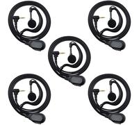 HYS Auriculares walkie talkie con micrófono, forma G, 2,5 mm, compatible con Motorola TLKR Talkabout T62, T80, XT180, T82 Extreme, radio bidireccional (5)