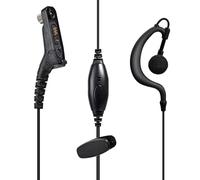 HYS Auriculares Walkie Talkie con micrófono PPT integrado compatible con Motorola DP3400 DP4400 DP4800 DGP4150 XPR-6300 DGP6150 DGP5000 XiR P8208 XiR P8268 Multi Pin Radio bidireccional (tipo G)