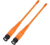 HYS BNC - Antena HT, 144/440 MHz, doble banda de alta ganancia, antena de mano para ICOM IC-V9 Motorola HT440 CP500 Uniden Bearcat Whistler VHF/UHF Ham Radio (paquete de 2)