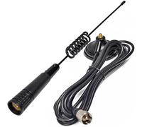HYS CB Antena con 27 MHz Soporte magnético Compatible con Cobra Midland Uniden Maxon portátil CB Radio, Radio móvil, Radio escáner (PL259)