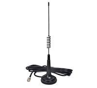 HYS CB antena con 27 MHz soporte magnético compatible con Cobra Midland Uniden Maxon portátil CB radio, radio móvil, radio escáner (BNC)