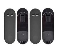HYS Clip para cinturón de radio compatible con Motorola T92 H2O | 4 Paquetes Negro Compatible con Motorola Talkabout Tlkr T92 H2O PMR446 Walkie Talkie