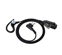 HYS G Forma 2 Pines Auriculares Compatible para Motorola CP040 DP1400 GP68 GP88 GP300 GP2000 CT150 Pro1150 Walkie Talkie, Micrófono con PTT Pinganillo Auricular