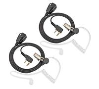 HYS Pinganillo Transparente Tubo Acústico - Auriculares Seguridad compatibles con Retevis Baofeng UV-5R BF-888S Kenwood Walkie Talkie (2 Pcs)
