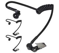HYS Tubo acústico de Nailon. Accesorios para radiocomunicaciones, para Auriculares de policía de Seguridad (Negro02-3)
