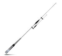 HYS VHF UHF Mult-Band Mobile Radio 2 metros y 70 cm Antena 37,9 pulgadas 144/245/430 MHz Whip Antena para radios portátiles Baofeng Anytone Kenwood TYT