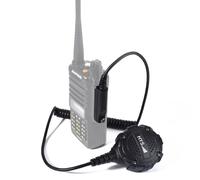 HYS Walkie Talkie Micrófono de mano con PTT, altavoz de mano compatible con Baofeng UV-9G UV-9R GT-3WP UV-9R Plus UV-9R Plus MK1 UV-9R PRO UV-82WP(T-56) BF-T57 BF-9700