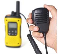 HYS Walkie Talkie Micrófono para Motorola TLKR T62 T82 Extreme T92 H2O | 2,5mm 1-Pin Hombro Altavoz Compatible con Motorola Talkabout
