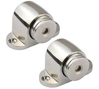 hysagtek 2 pcs Tope para Puerta magnético de Acero Inoxidable montado en la Puerta tapón con Tornillos, no Golpe o Hitting Paredes