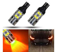 Hysami 2-Pack T15 LED Ambra Indicatori di direzione, W16W 921 912 902 904 906 LED Lampadine per Blinker Luci di posizione laterali Sostituzione