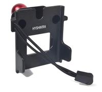 HYSHIKRA 3 en 1 Adaptador de Soporte para Radio bidireccional para walkie-talkies Quansheng Baofeng con Adaptador de Bola de 25 mm (1") Compatible con Soportes RAM Mounts B Size Double Socket Arm.