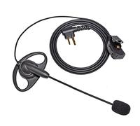 HYSHIKRA Auricular de Radio Ligero en Forma de G, Compatible con Motorola GP88 GP300 CP040 DP1400 Walkie Talkie