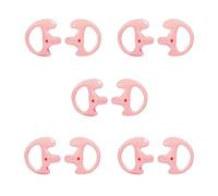 HYSHIKRA Auricular Suave de Repuesto para Auriculares acústicos de Aire | para Walkie Talkie Coil Tube Audio Kits, 5 pares