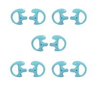 HYSHIKRA Auricular Suave de Repuesto para Auriculares acústicos de Aire | para Walkie Talkie Coil Tube Audio Kits, 5 pares