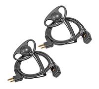 HYSHIKRA Auricular Walkie Talkie con de 2 Pines Tipo Pinganillo D Compatible con Motorola CP88 CP040 CP100 CP110 Radio de 2 vías (2 Piezas)