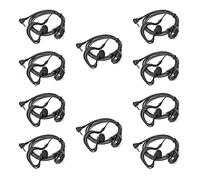 HYSHIKRA Auricular Walkie Talkie de 1 Pin de 2,5 mm en Forma de G Compatible con Motorola TLKR T60 T61 T62 T81 T80 T82 Extreme Hunter HYT TC-320 Radio (10 Piezas)