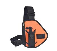 HYSHIKRA BaoFeng Midland Kenwood Yaesu Motorola - Soporte Universal de Nailon para Radio de 2 vías de BaoFeng Midland Kenwood Yaesu Motorola, para Exteriores (Naranja)