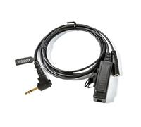 HYSHIKRA Cable adaptador de audio inalámbrico universal de 2 vías de 3,5 mm a 1 pin de 2,5 mm con PTT, compatible con Motorola TLKR T60 T61 T62 T81 T80 T82 T100 T200 T260 T280