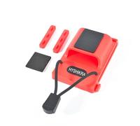 HYSHIKRA Clip de cinturón de Radio bidireccional para walkie talkieBelts Accesorios para Radio de Mano, micrófono de Altavoz Altavoz de Radio móvil Compatible con Baofeng Kenwood Motorola (Rojo)