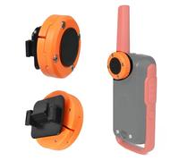 HYSHIKRA Clip Trasero Magnético Reemplazable para Walkie Talkies Motorola T42 T100 T200 T210 T260 T265 T270 T80 T800 - Accesorio de Iman Fuerte (Naranja)