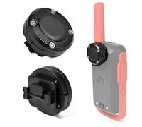 HYSHIKRA Clip Trasero Magnético Reemplazable para Walkie Talkies Motorola T42 T100 T200 T210 T260 T265 T270 T80 T800 - Accesorio de Iman Fuerte (Negro)