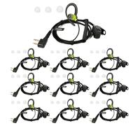 HYSHIKRA Micrófono Auricular para Personal de Seguridad | compatible con Midland G7 Pro G8 G9 Pro M24 M24 Plus M48 M99 G6 XT G7 XTR