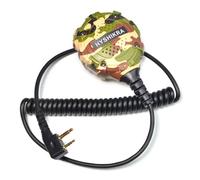 HYSHIKRA Micrófono con Altavoz Compatible con Midland G7 Pro G9 Pro XT70 XT60 XT50 XT40 XT30 MA26-XL C515.05 con 2 Pines Tipo (Camuflaje)