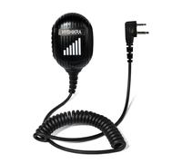 HYSHIKRA Micrófono de Hombro de Gran tamaño con Cable Reforzado, micrófono con Altavoz Remoto PTT para Midland G7 Pro G8 G9 Pro M24 M24 Plus M48 M99 G6 XT G7 XTR Radio bidireccional