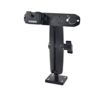 HYSHIKRA Soporte Bidireccional con Clip de Succión Magnética para Radio de Mano, Micrófono, Altavoz Móvil - Compatible con Baofeng Kenwood Motorola Quansheng