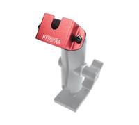 HYSHIKRA Soporte para Walkie Talkie, Radio Bidireccional de Camión con Micrófono, Altavoz Móvil Compatible con Baofeng Kenwood Motorola Quansheng (Red)