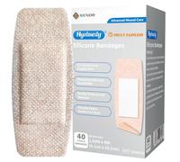 Hysimedy- “Vendas de Silicona de Gran Tamaño para Piel Frágil Sensible 1.63” x 4” 40 Recuentos Sin Látex