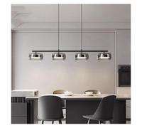 HYSJDMNC Lámpara Colgante nórdica para decoración del hogar, iluminación Interior, lámpara Colgante de Techo, lámparas de araña para Sala de Estar, luz Colgante (atenuación remota RC 4 Cabezas)
