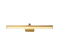 HYSJDMNC Lámparas de baño Espejo Luz Delantera Faro Punch Led Baño Tocador Lámpara Espejo Luz Lámpara de Pared Nórdico Moderno Minimalista Espejo Gabinete Luz Iluminación de Pared/60Cm Interesante
