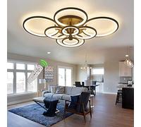 HYSJDMNC Luz de Techo LED Regulable para Sala de Estar Luz de Techo LED empotrable Redonda Regulable con Control Remoto para Dormitorio Comedor Cocina
