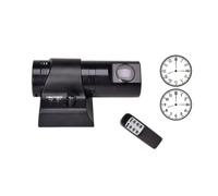HYSJDMNC Reloj de proyección de Pared LED analógica con Control Remoto y Diapositivas de Color numerales Romanos y árabes para Decoraciones de hogares