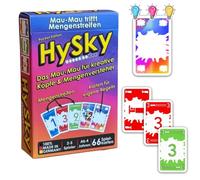 HySky Juego de cartas de edición de bolsillo, Mau-Mau juego educativo para comprensión de cantidades y cálculo, 66 cartas, 2-5 jugadores, a partir de 4 años, fabricado en Alemania