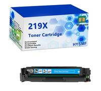 HYSMF Cartucho de tóner 219X W2190X W2191X W2192X W2193X (con Chip) Compatible con impresoras para HP Color Laserjet Pro 3202dw MFP 3302fdw,Cyan-1 Pack