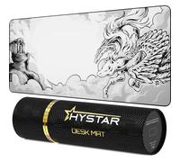 Hystar Alfombrilla de Mouse extendida para Juegos | 5 mm de Grosor, Superficie Impermeable, Tela de poliéster Suave y Base de Goma Natural | Pegaso mítico (XXXL 45 x 20 Pulgadas)