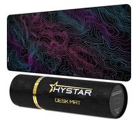 Hystar Alfombrilla de mouse extendida para juegos | XXXL 45 x 20 pulgadas | 5 mm de grosor, superficie impermeable, tela de poliéster suave y base de goma natural | Topo de ensueño (oscuro)