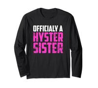 Hyster Sister Histerectomía Oficial Mujeres Empoderamiento Diversión Manga Larga